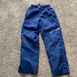 Bauer rink suit warm up pants. Navy blue Barely worn.